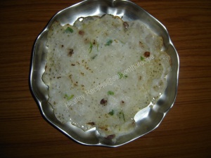 Rice Flour Dosa (Konkani: Tandula Peeta Pole)