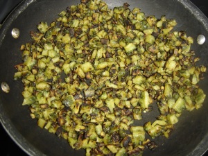 Bitter Gourd Curry (Konkani: Karathe Sasum)