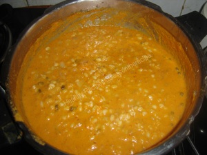 Sprouted Mung Bean Side-Dish (Konkani: Mooga Mole Randayi)