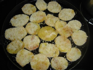 Shallow Fried Potato (Konkani: Batate Podi)