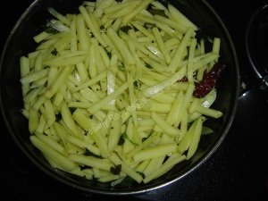 Potato Side-Dish (Konkani: Batate Talasani / Upkari)