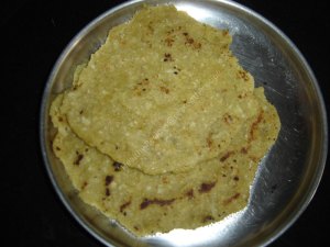 Jackfruit Dosa (Konkani: Panasa Bhakri)