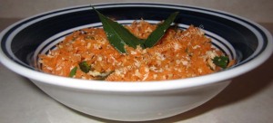 Carrot Salad (Konkani: Gajjara Kosambari)