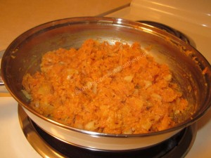 Carrot Halwa (Konkani: Gajjara Halwo)