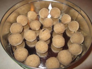 Wheat Flour Ladoos (Konkani: Gava Peeta Laado)