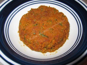 Bitter Gourd Side Dish (Konkani: Karathe Sukke)
