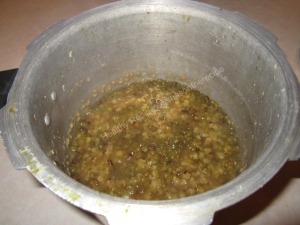 Moong Bean Sweet Khichdi (Konkani: Moonga Khichadi)