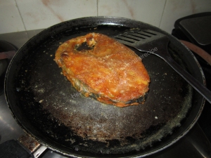 Sear Fish Fry using Riceflour